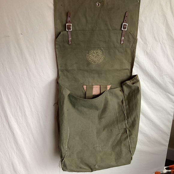 Vintage Boy Scouts Of America No 574 Yucca Pack Backpack Canvas Bag BSA Ruck - Picture 9 of 16